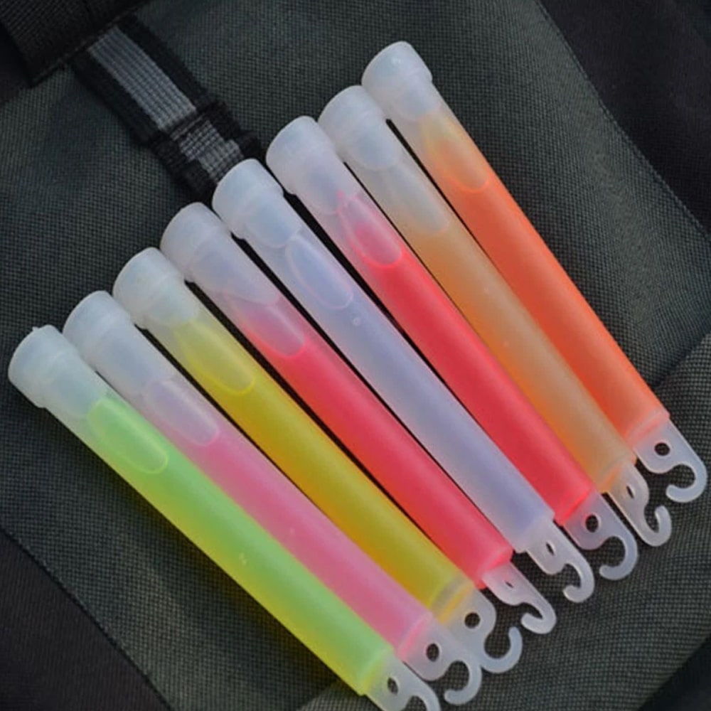 Knæklys 1 stk. 17 x 130 mm - blå, orange, grøn, rød, pink eller gul