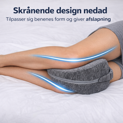 Ergonomisk knæpude i memory skum – lindrer smerter & forbedrer din søvn