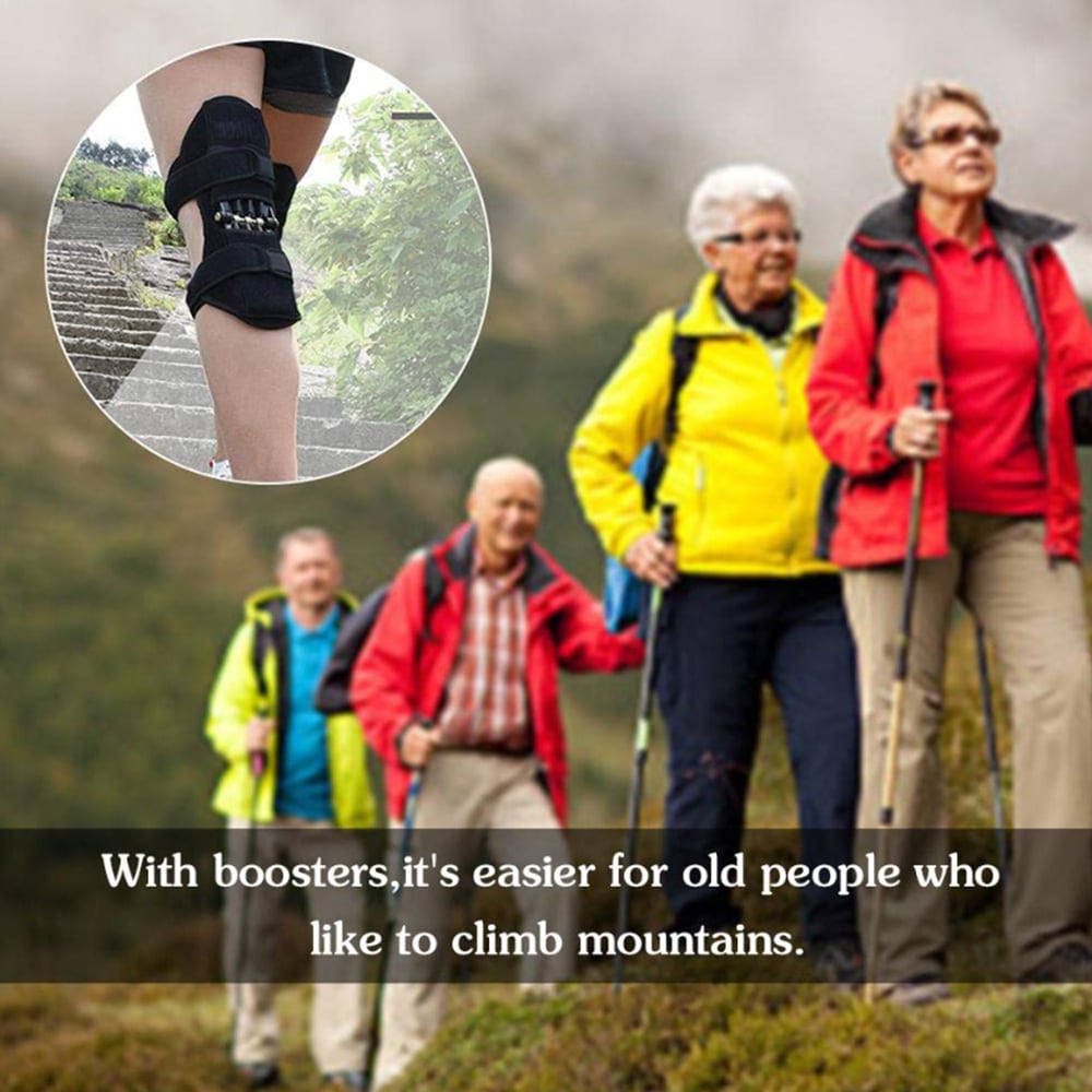 Knæstøtte - Justerbar med fjedre for støtte - (sæt med 2 stk)