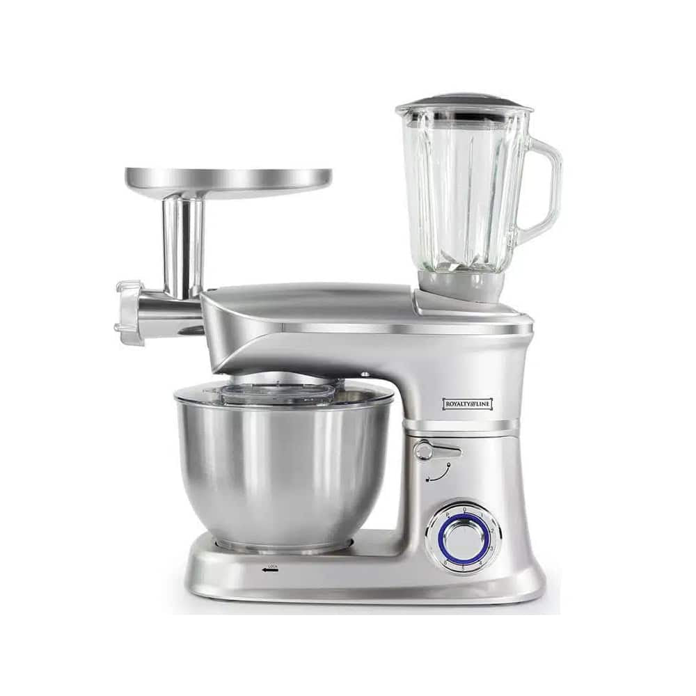 Køkkenmaskine 3-i-1 1900 watt Rød, Sort eller Sølv (blender, kødhakker og røremaskine)