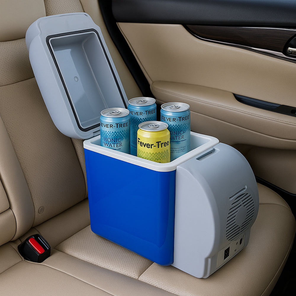 Mini køle/varmeboks til bilen/campingvogn m.v.