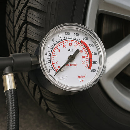 Kraftfuld 300 PSI (20,7 bar)12 volt kompressor – perfekt til bil, cykel, bold mv.