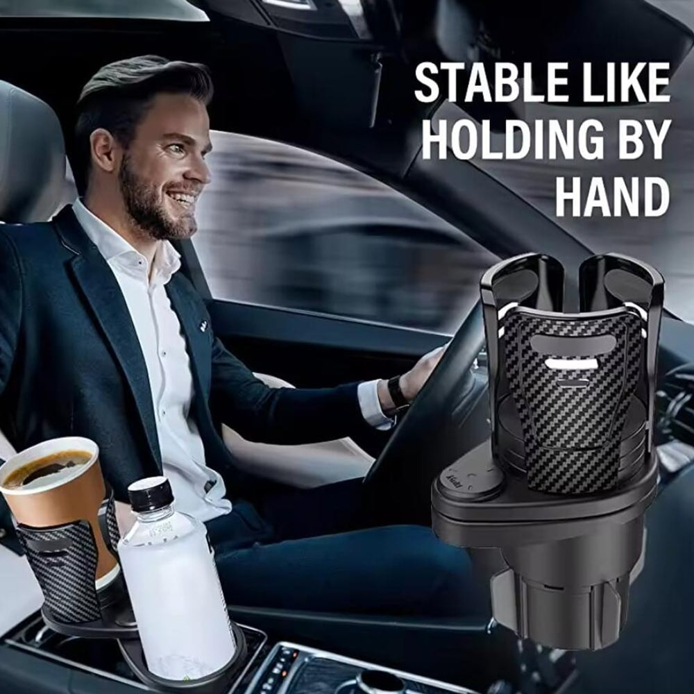 Multifunktionel, 360-graders roterende kopholder