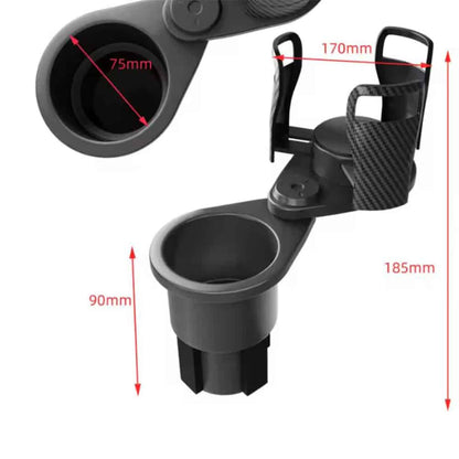 Multifunktionel, 360-graders roterende kopholder