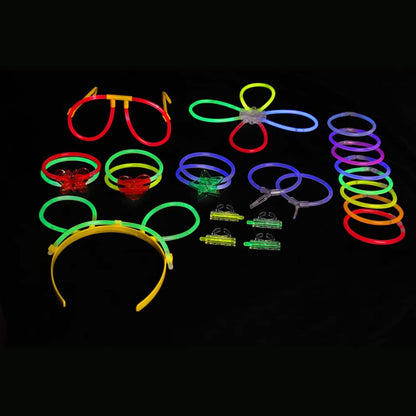 Selvlysende Kostume - 8 farver -