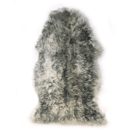 New Zealandsk Lammeskind til lænestol m.m. (hvid/sort)