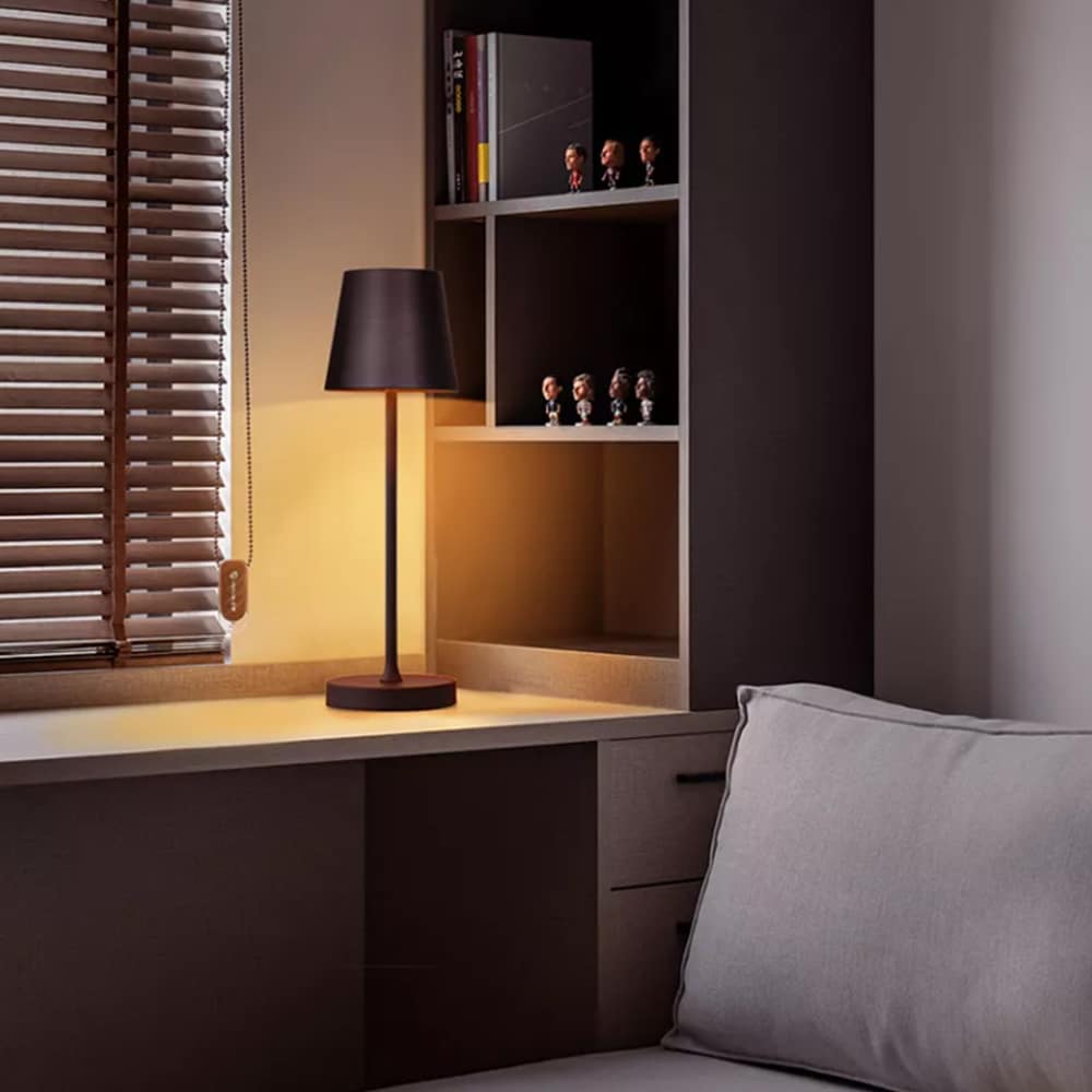 Bordlampe LED m/touch - ledningsfri - mange farver