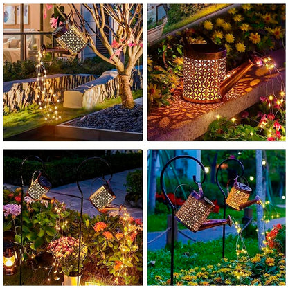 Solcelle vandkande LED-lampe til haven