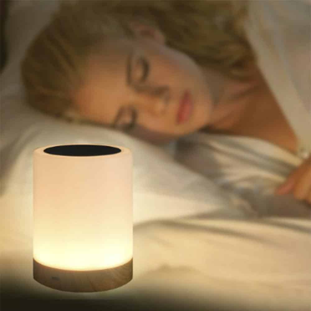 LED dæmpbar Bordlampe m/touch & RGB farveskift