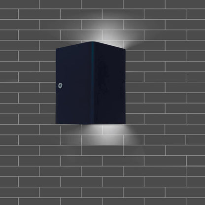 LED-Væglampe (up- downlight) - farvet og hvidt lys - inkl. fjernbetjening -