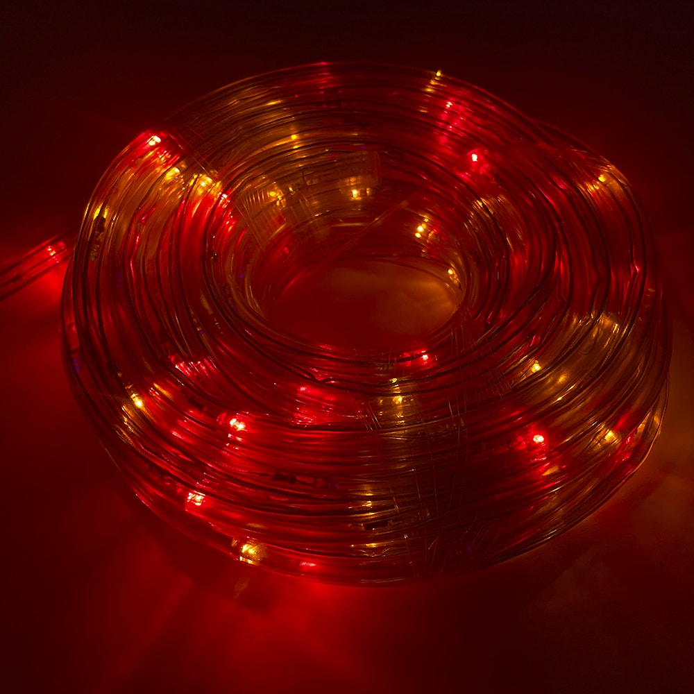 LED lysslange 10 meter - multifarvet - 8 funktioner