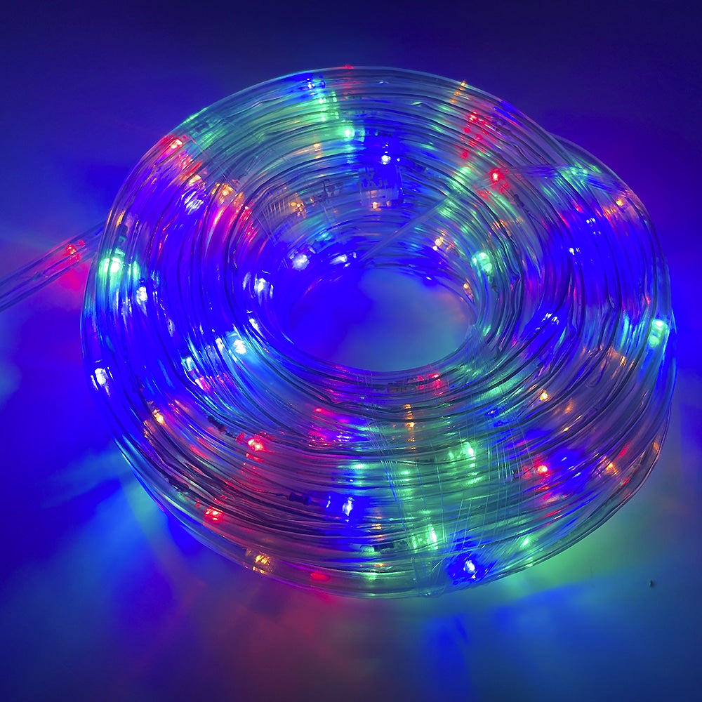 LED lysslange 10 meter - multifarvet - 8 funktioner