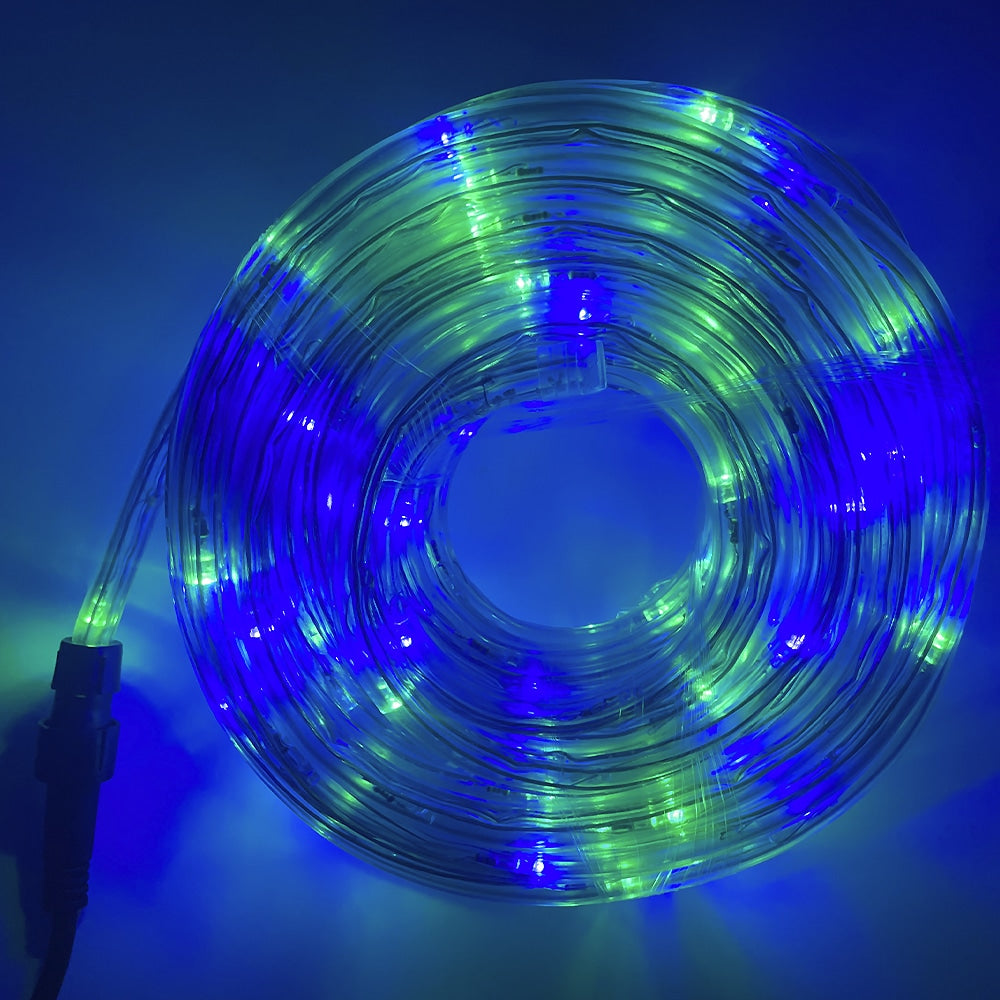 LED lysslange 10 meter - multifarvet - 8 funktioner