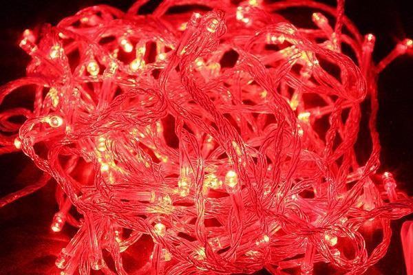 LED-lyskæde solcelle drevet m/100 LED (flere farver) - 9 meter