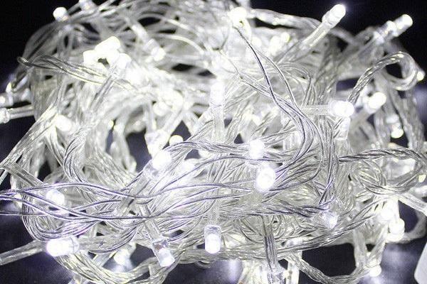 LED-lyskæde solcelle drevet m/100 LED (flere farver) - 9 meter