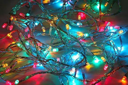 LED-lyskæde solcelle drevet m/100 LED (flere farver) - 9 meter