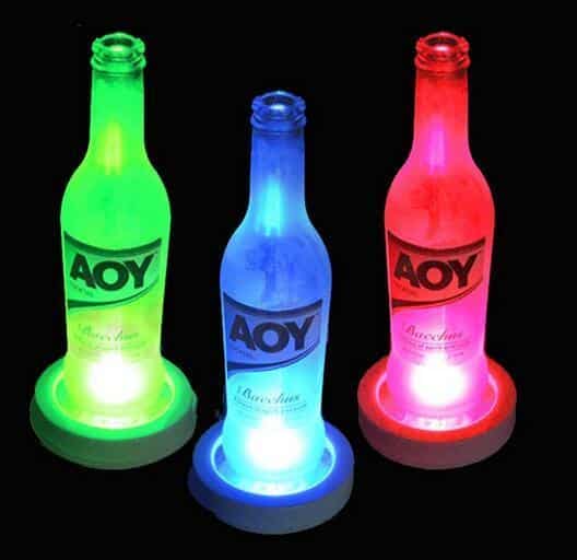 LED lys m/16 forskellige farver (vandtæt) inkl. fjernbetjening