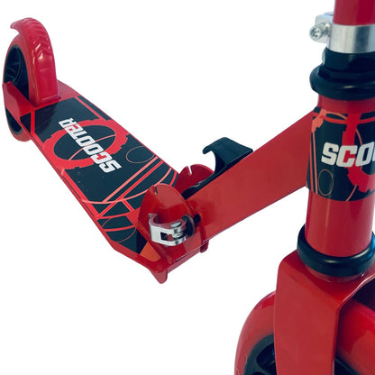 Løbehjul med store hjul & bagbremse – foldbart (fås i flere farver)