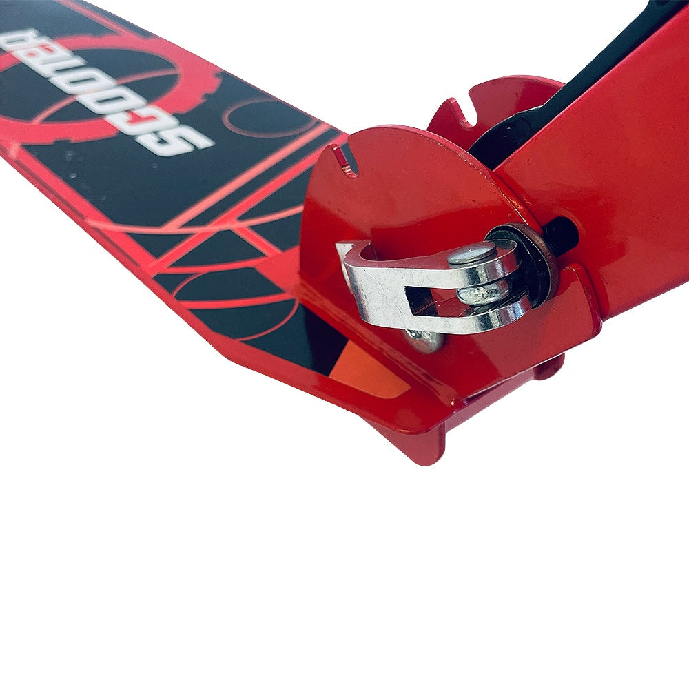 Løbehjul med store hjul & bagbremse – foldbart (fås i flere farver)