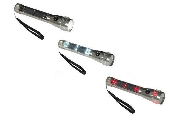 Lommelygte med solceller