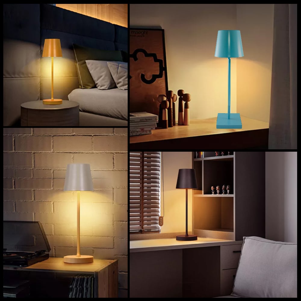 Bordlampe LED m/touch - ledningsfri