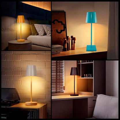 Bordlampe LED m/touch - ledningsfri