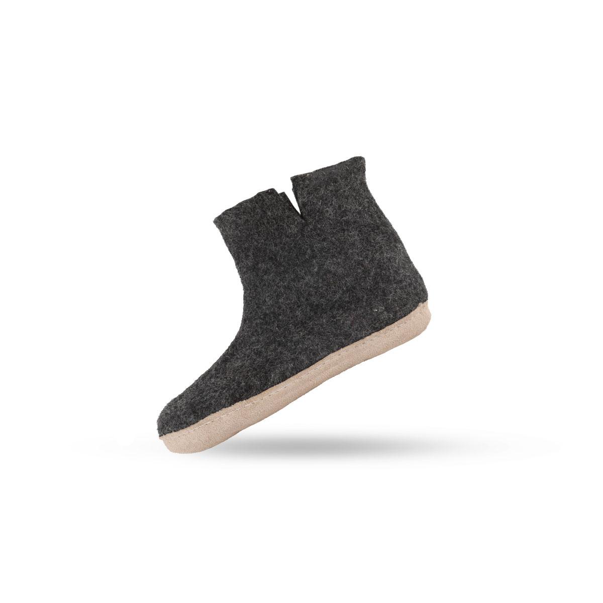 Uldstøvle (100% ren uld) m/sål i skind - Dansk Design fra SHUS
