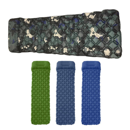 Ultralet oppusteligt liggeunderlag m/pude 190 x 58 cm.