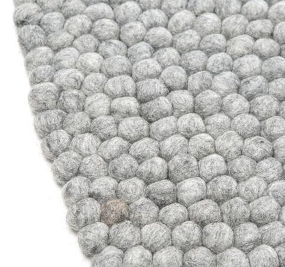 Kugletæppe i 100% ren Nepal uld (Fås i flere forskellige farver og størrelser)