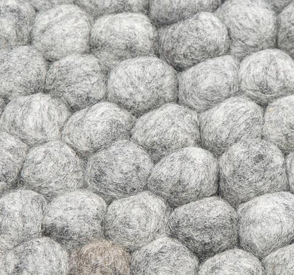 Kugletæppe i 100% ren Nepal uld (Fås i flere forskellige farver og størrelser)