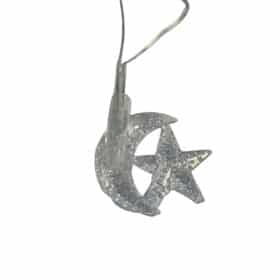 LED-lyskæde m/måne og stjerne (3,5 meter)