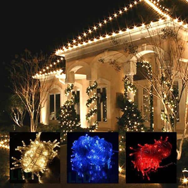 LED-lyskæde – 100 LED indendørs/udendørs 10 meter