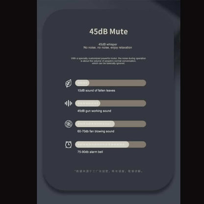 Massagepistol m/6 programmer og 4 Massagehoveder