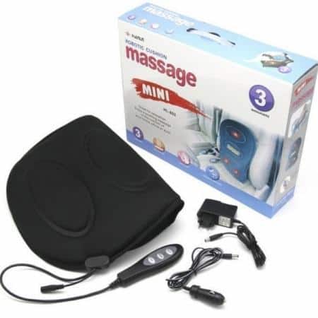 Massagepude til hjem & bil - 4 massagehoveder - med varme -
