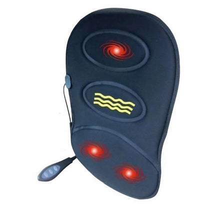 Massagepude til hjem & bil - 4 massagehoveder - med varme -