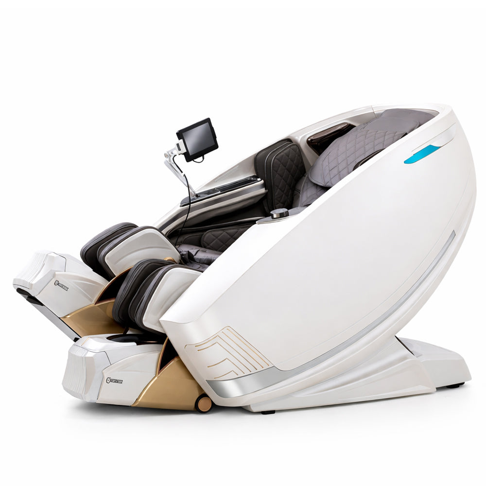 Massagestol 4D kropsscanning, Dual Zone Stretching, 32 airbags, varme i lænd/ben & Zero Gravity - Model 988A