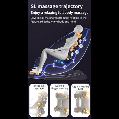 Massagestol - Varmeterapi, AI-styring, Zero Gravity - Model A5 Plus