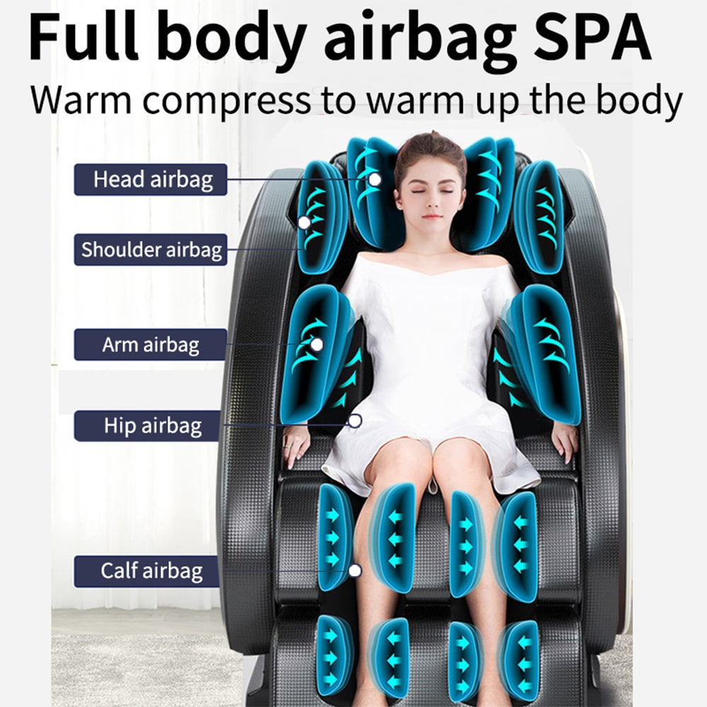 Massagestol - Varmeterapi, AI-styring, Zero Gravity - Model A5 Plus