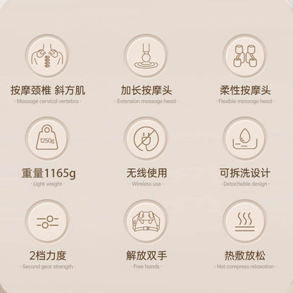 Nakkemassage m/shiatsu-massage og varme