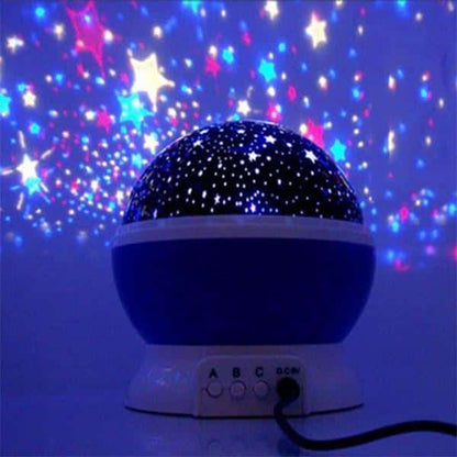Flot natlampe med stjernehimmel