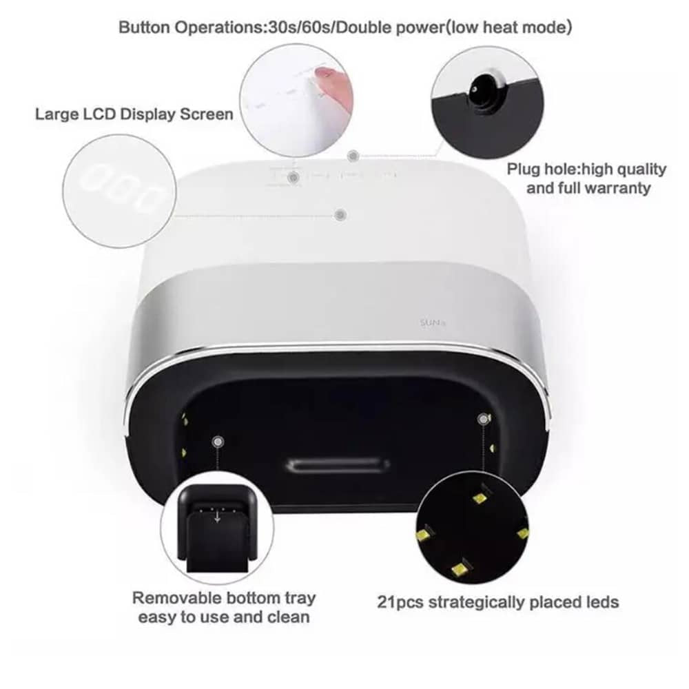 Negle UV-Lampe med 36 kraftfulde LED´er