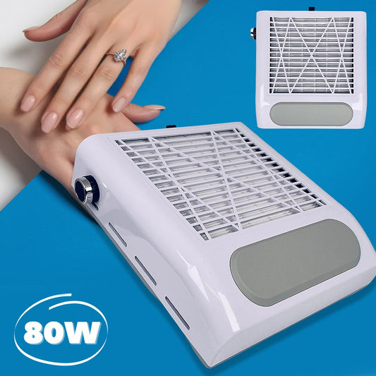 Effektiv Negle Støvopsamler til både neglesaloner og hjemmebrug – opsamler effektivt støv og små partikler.