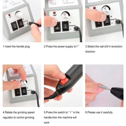 Professionel Elektrisk Neglefil