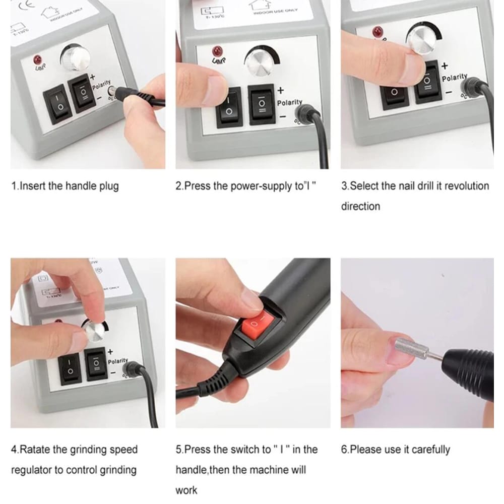 Professionel Elektrisk Neglefil