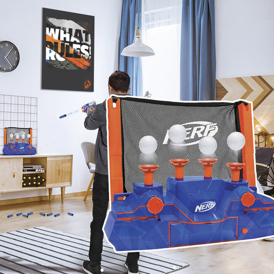 Nerf Svævende Skydeskive med 4 bolde (Kan også bruges til Gel Blasters)