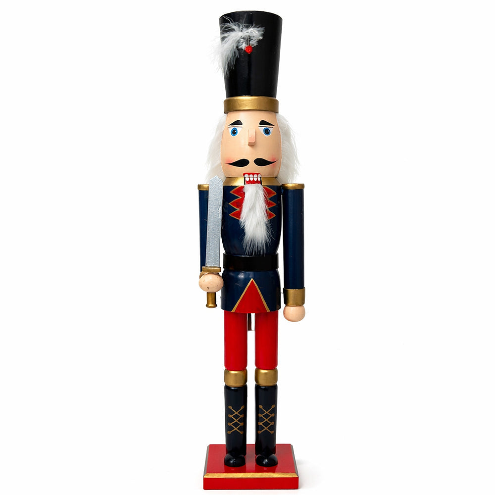 Nøddeknækker figurer i Træ  - 78 cm - 3 forskellige figurer -