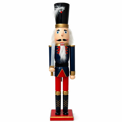 Nøddeknækker figurer i Træ  - 78 cm - 3 forskellige figurer -