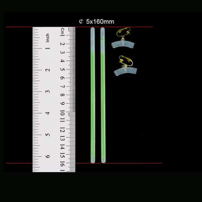 Selvlysende øreringe - flere forskellige farver -