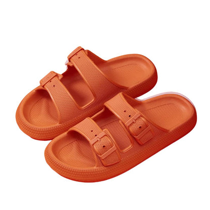 Slippers / Tøfler m/Spænde - Bløde &amp; Skridsikre i flere flotte farver (kendt som Happy Flops)