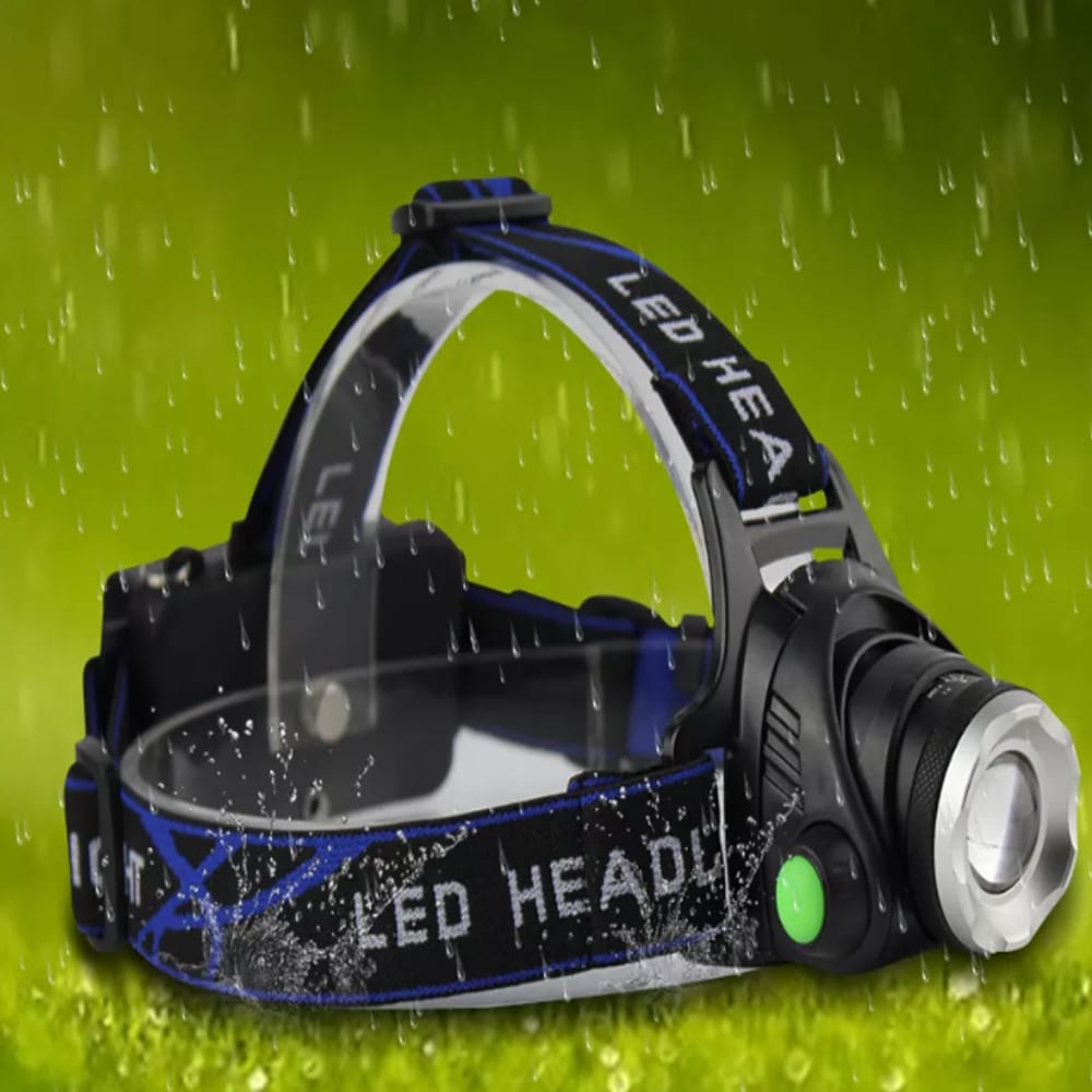 Pandelampe 1800 lumen m/justerbar fokus & zoom